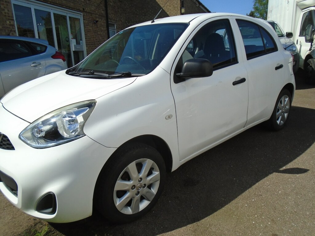 Nissan Micra 1.2 Visia MJ65KFG White #2