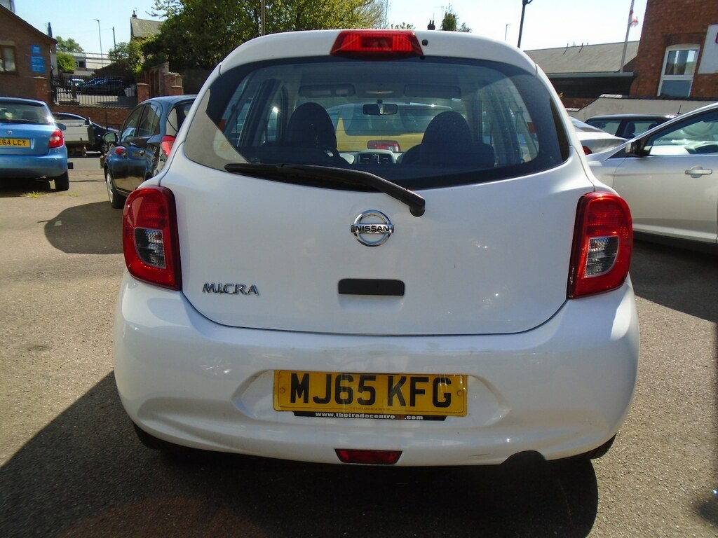 Nissan Micra 1.2 Visia MJ65KFG White #4
