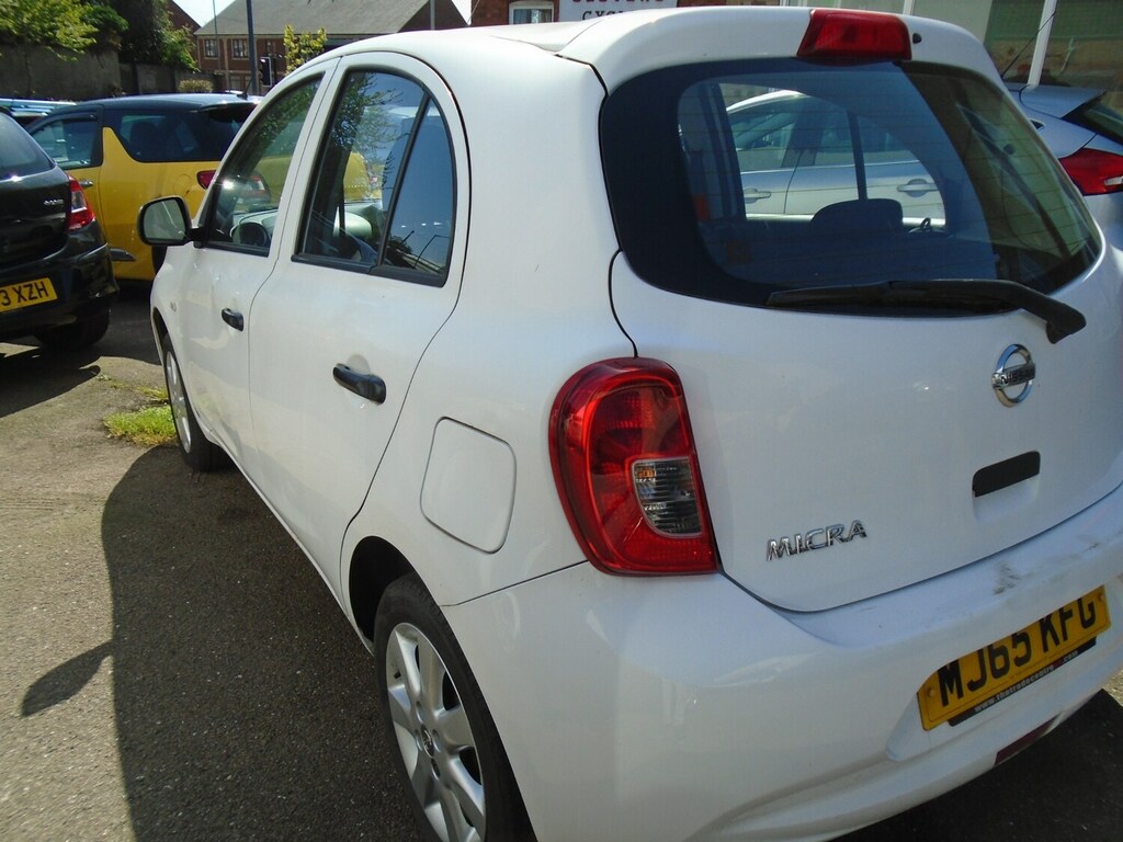 Nissan Micra 1.2 Visia MJ65KFG White #5