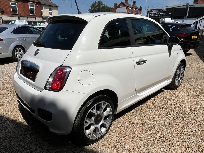 Fiat 500 S White #2