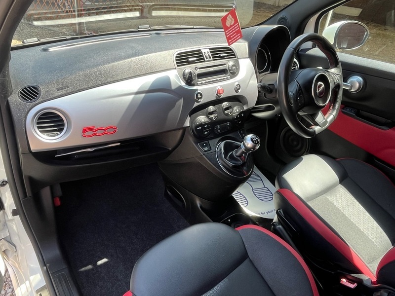 Fiat 500 S White #4