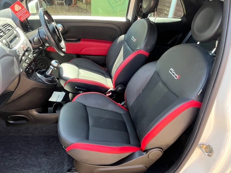 Fiat 500 S White #3