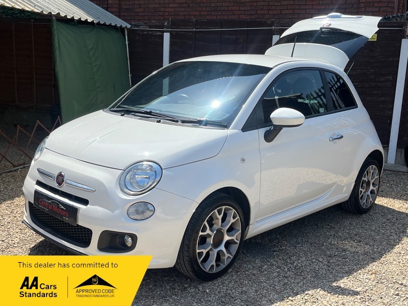 Fiat 500 S White