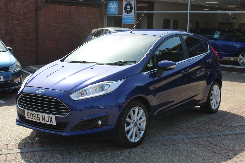Ford Fiesta Hatchback 1.0T Ecoboost Titanium Powershift Euro 6 Blue #4