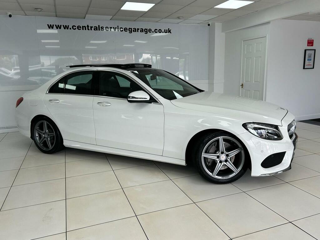 Mercedes-Benz C Class 2.1 C250d Amg Line Premium Plus 7G-tronic Euro MX16WPZ White #3