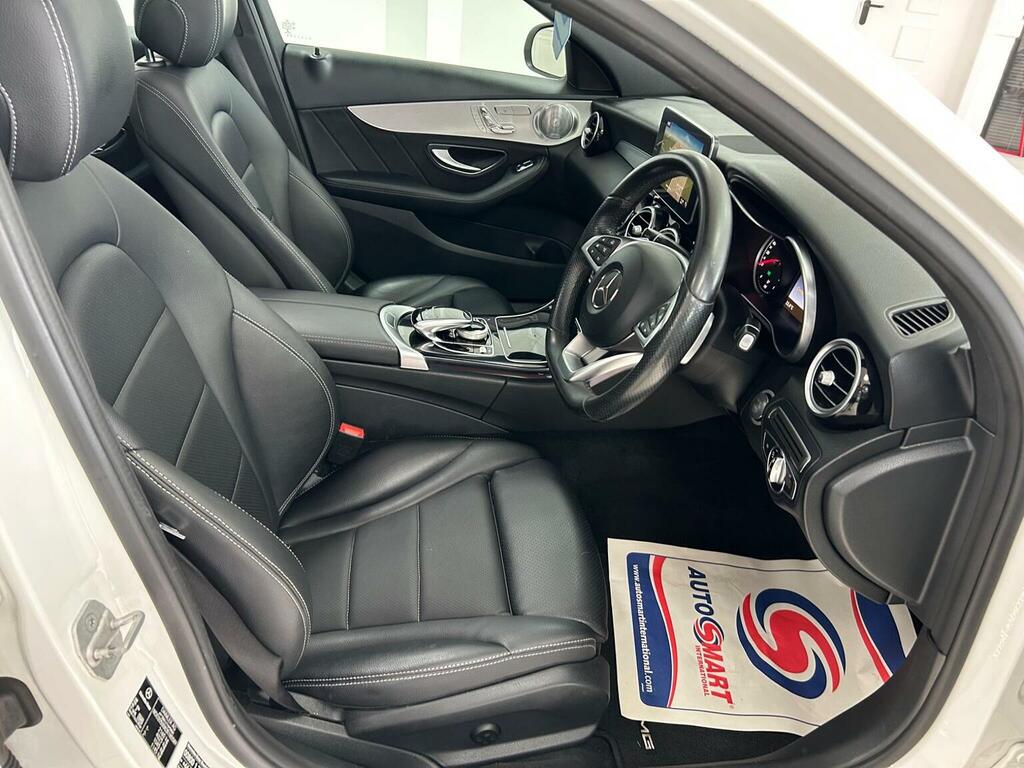 Mercedes-Benz C Class 2.1 C250d Amg Line Premium Plus 7G-tronic Euro MX16WPZ White #5