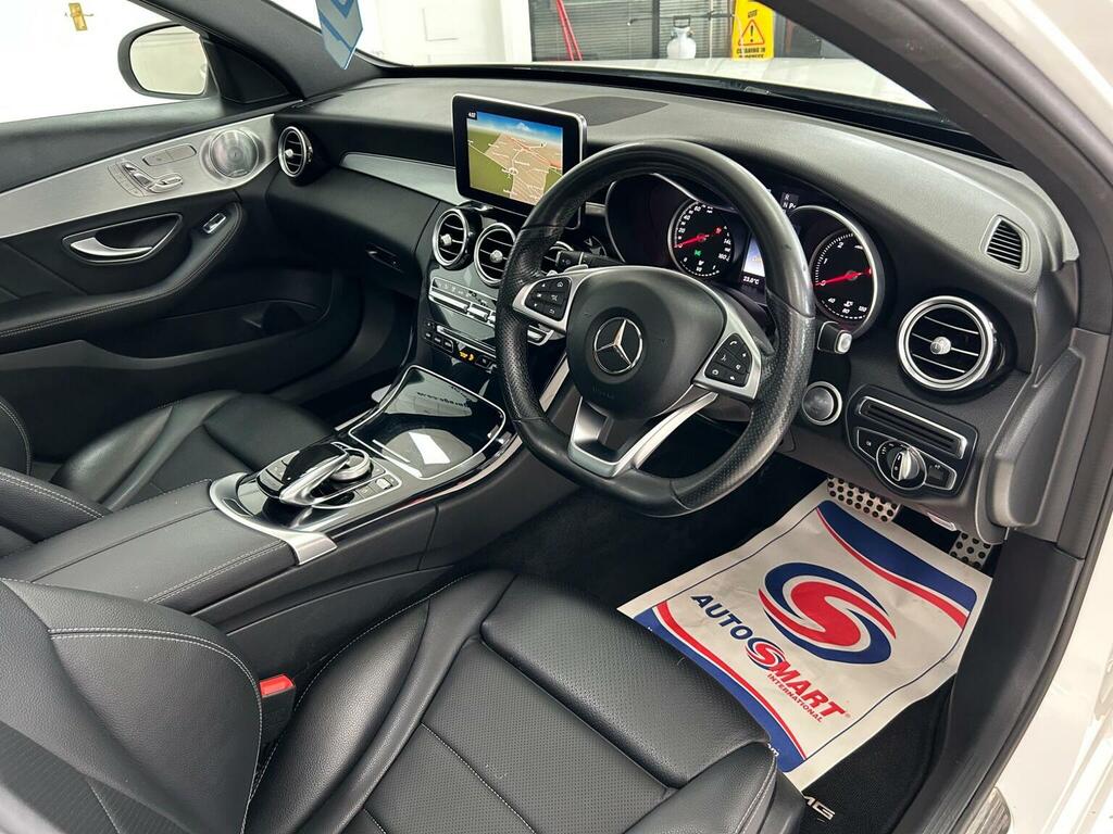 Mercedes-Benz C Class 2.1 C250d Amg Line Premium Plus 7G-tronic Euro MX16WPZ White #4