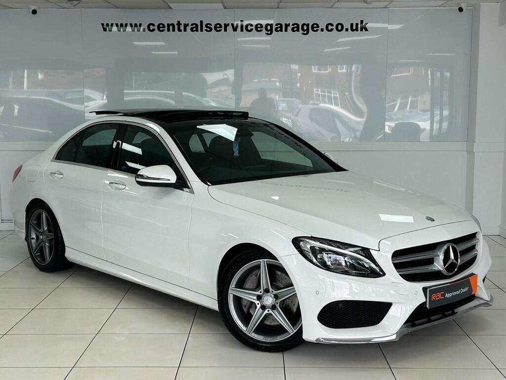 Mercedes-Benz C Class 2.1 C250d Amg Line Premium Plus 7G-tronic Euro White
