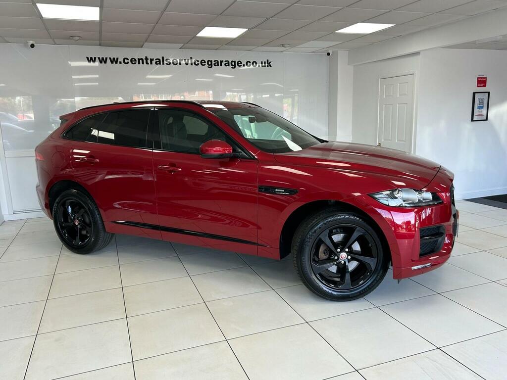 Jaguar F-Pace 2.0 D180 R-sport Euro 6 Ss SA19NWN Red #3