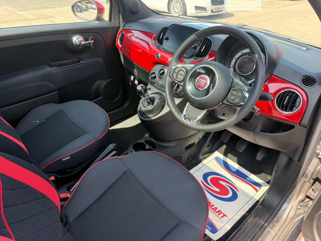 Fiat 500 Hatchback Blue #7
