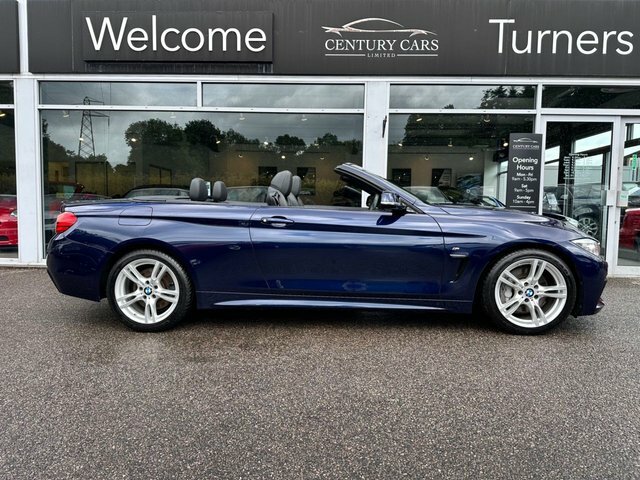 BMW 4 Series Convertible Blue #4