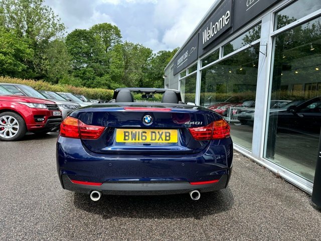 BMW 4 Series Convertible Blue #6