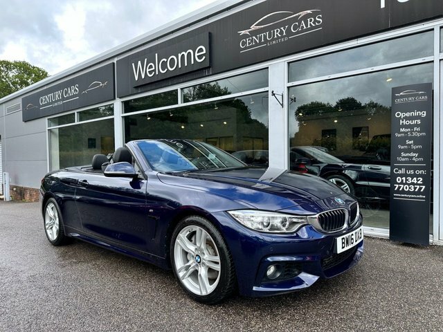 BMW 4 Series Convertible Blue #3