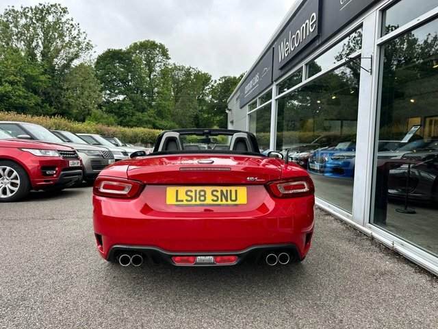 Abarth 124 Spider Convertible Red #6