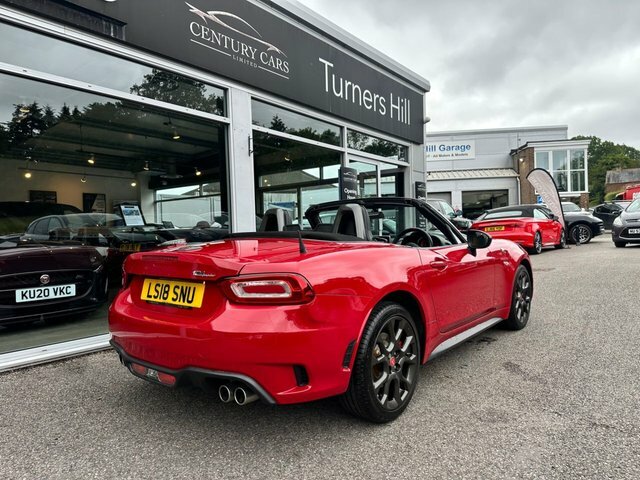 Abarth 124 Spider Convertible Red #5