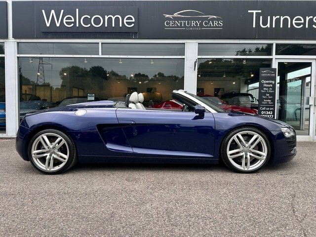 Audi R8 Convertible Blue #4