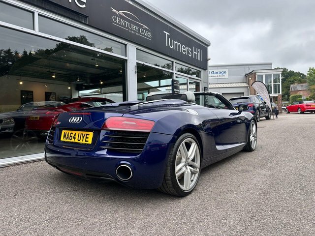 Audi R8 Convertible Blue #5