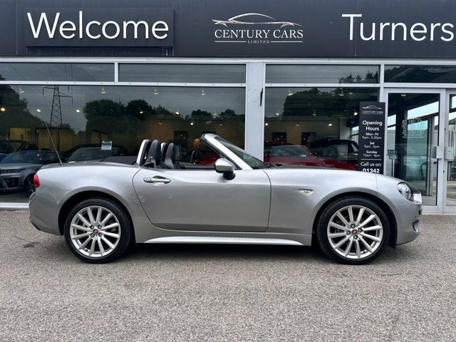 Fiat 124 Spider Convertible Grey #4