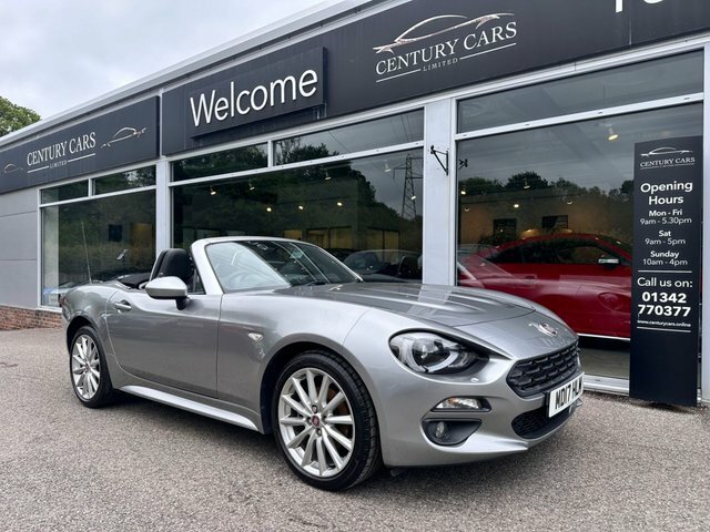 Fiat 124 Spider Convertible Grey #3