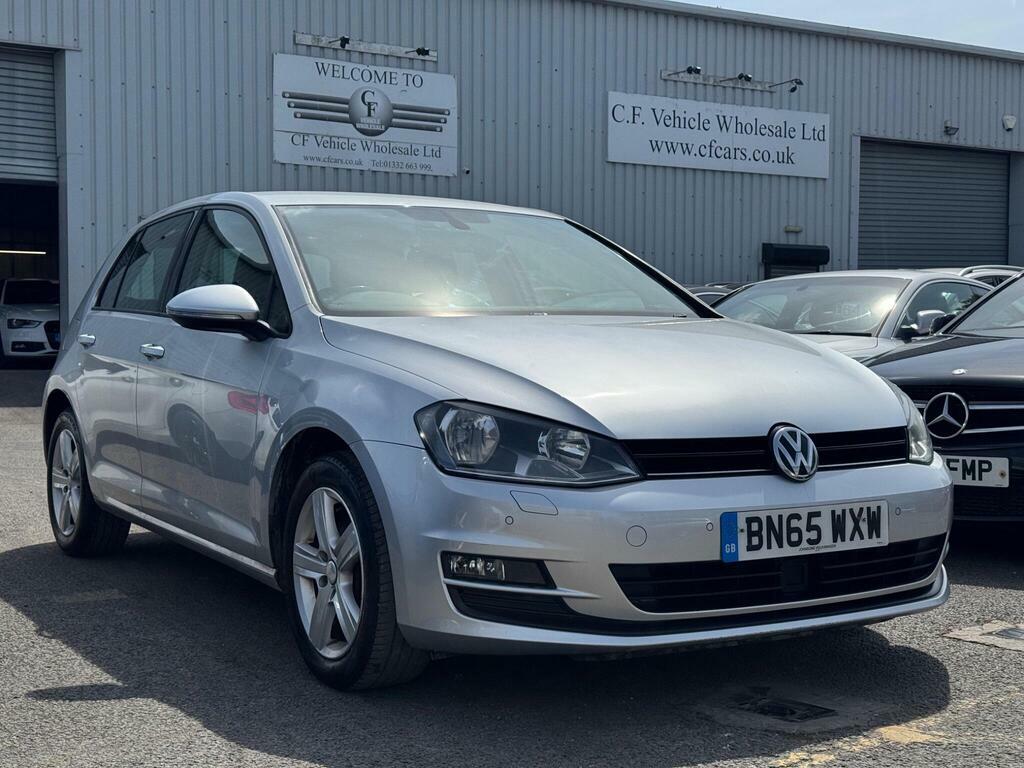 Volkswagen Golf 1.6 Tdi Bluemotion Tech Match Edition Euro 6 S S BN65WXW Silver