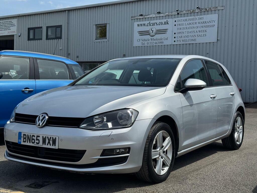 Volkswagen Golf 1.6 Tdi Bluemotion Tech Match Edition Euro 6 S S BN65WXW Silver #2