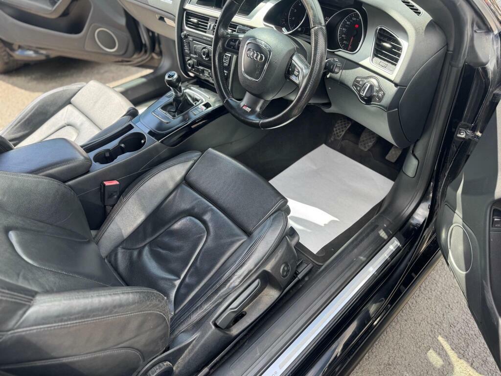 Audi A5 Cabriolet 2.0 Tdi S Line Euro 5 Ss Black #12