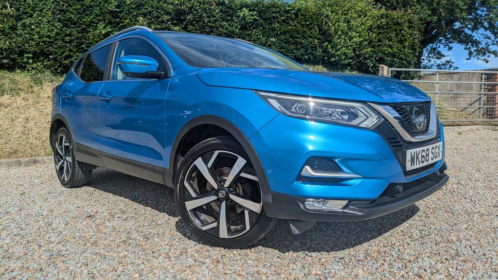 Nissan Qashqai 1.5 Dci Tekna Euro 6 Ss WK68SGX Blue
