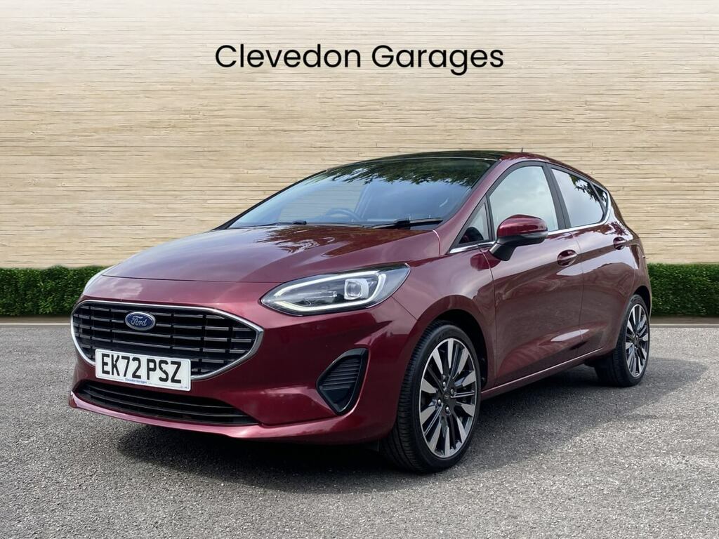 Ford Fiesta 1.0T Ecoboost Mhev Titanium Vignale Hatchback EK72PSZ Red #4
