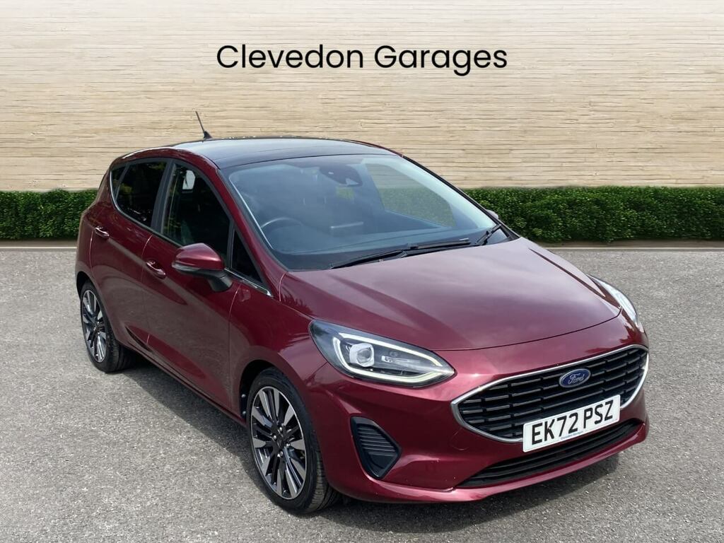 Ford Fiesta 1.0T Ecoboost Mhev Titanium Vignale Hatchback EK72PSZ Red #2