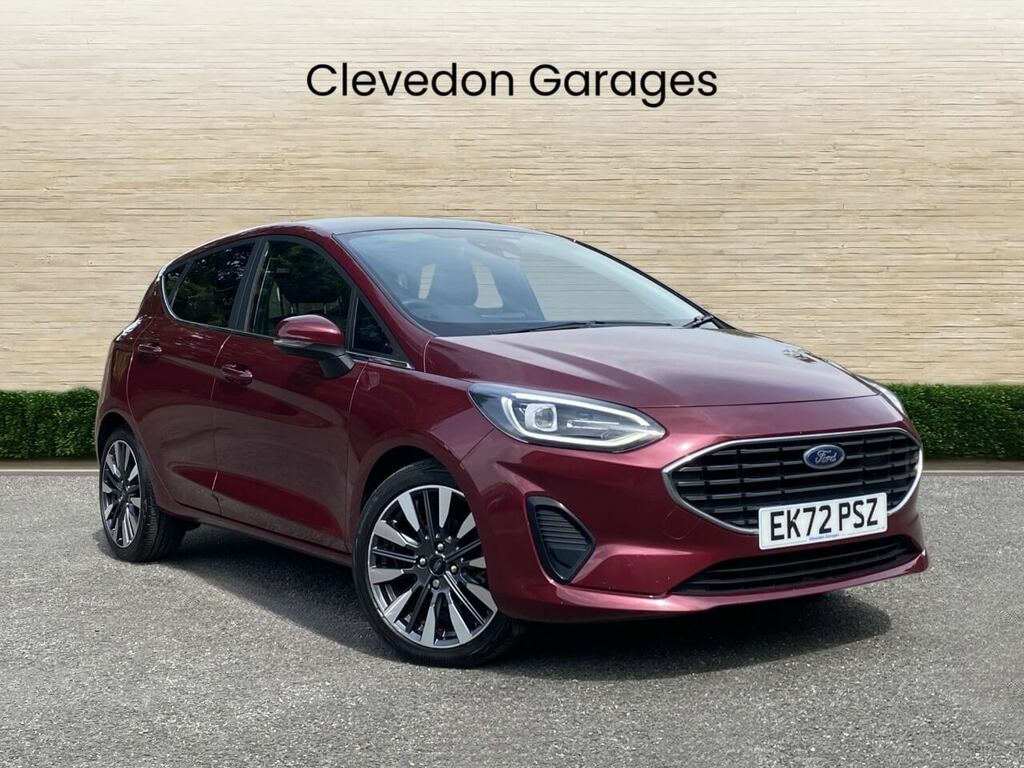 Ford Fiesta 1.0T Ecoboost Mhev Titanium Vignale Hatchback Red
