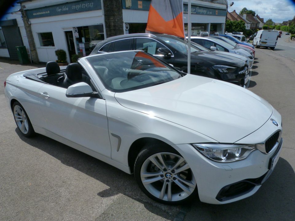 BMW 4 Series 2.0I Sport Convertible White