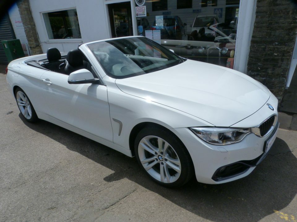 BMW 4 Series 2.0I Sport Convertible White #5