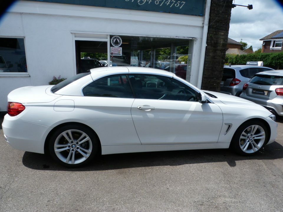 BMW 4 Series 2.0I Sport Convertible White #6