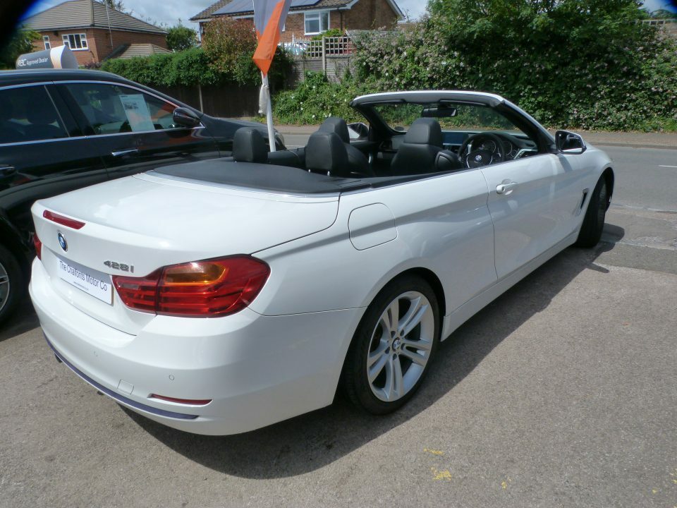 BMW 4 Series 2.0I Sport Convertible White #2