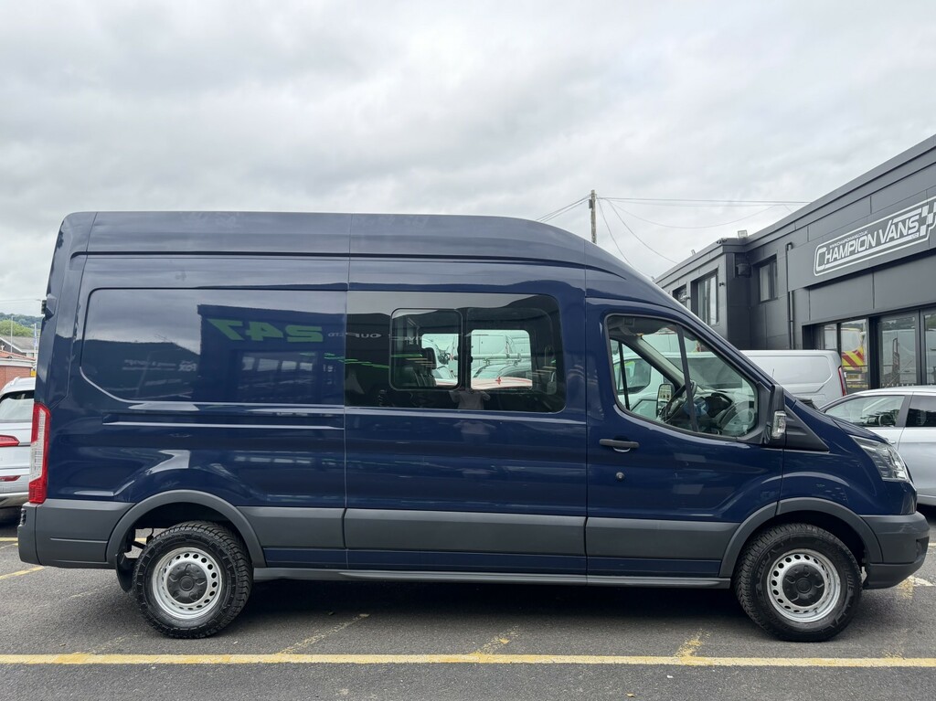 Ford Transit Custom 2.2Tdci T350drw L4 14Ft Dropside Truck White #15