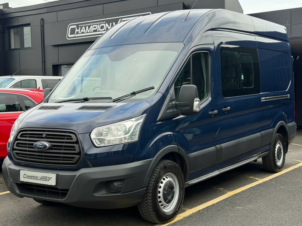 Ford Transit Custom 2.2Tdci T350drw L4 14Ft Dropside Truck White #1