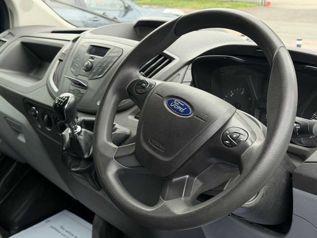 Ford Transit Custom 2.2Tdci T350drw L4 14Ft Dropside Truck White #7