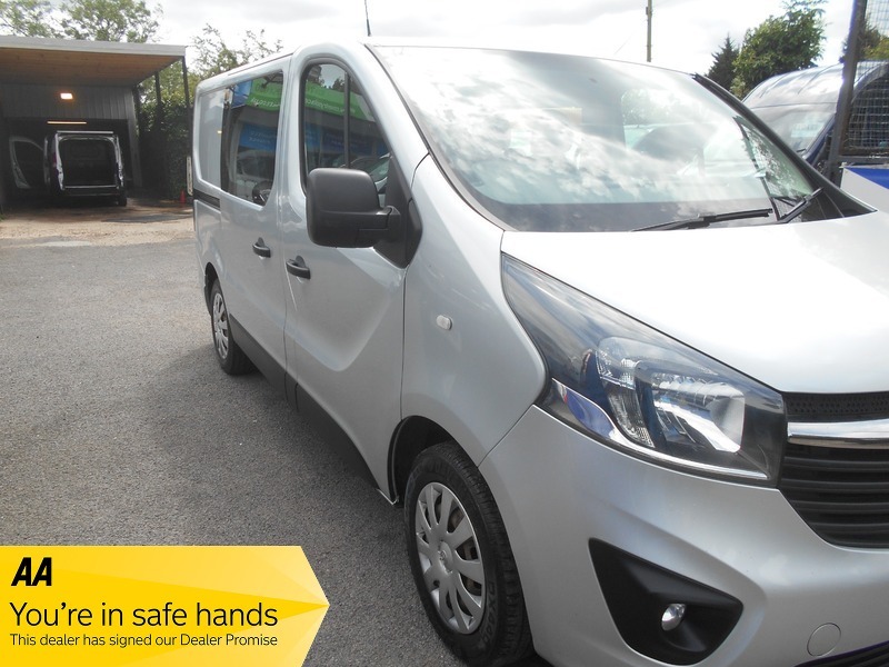 Vauxhall Vivaro 2020 Crewcab L1h1 2900 Silver #2