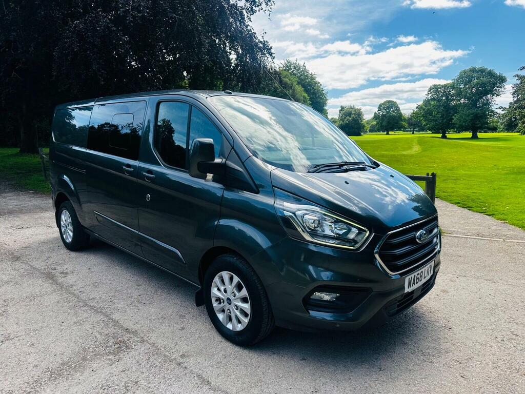 Ford Transit Custom 2.0 320 Ecoblue Limited Crew Van L2 H1 Euro 6 WA68LKV Grey #6
