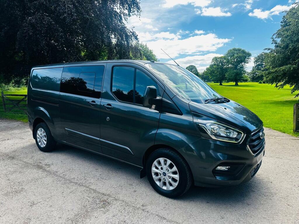 Ford Transit Custom 2.0 320 Ecoblue Limited Crew Van L2 H1 Euro 6 WA68LKV Grey #3