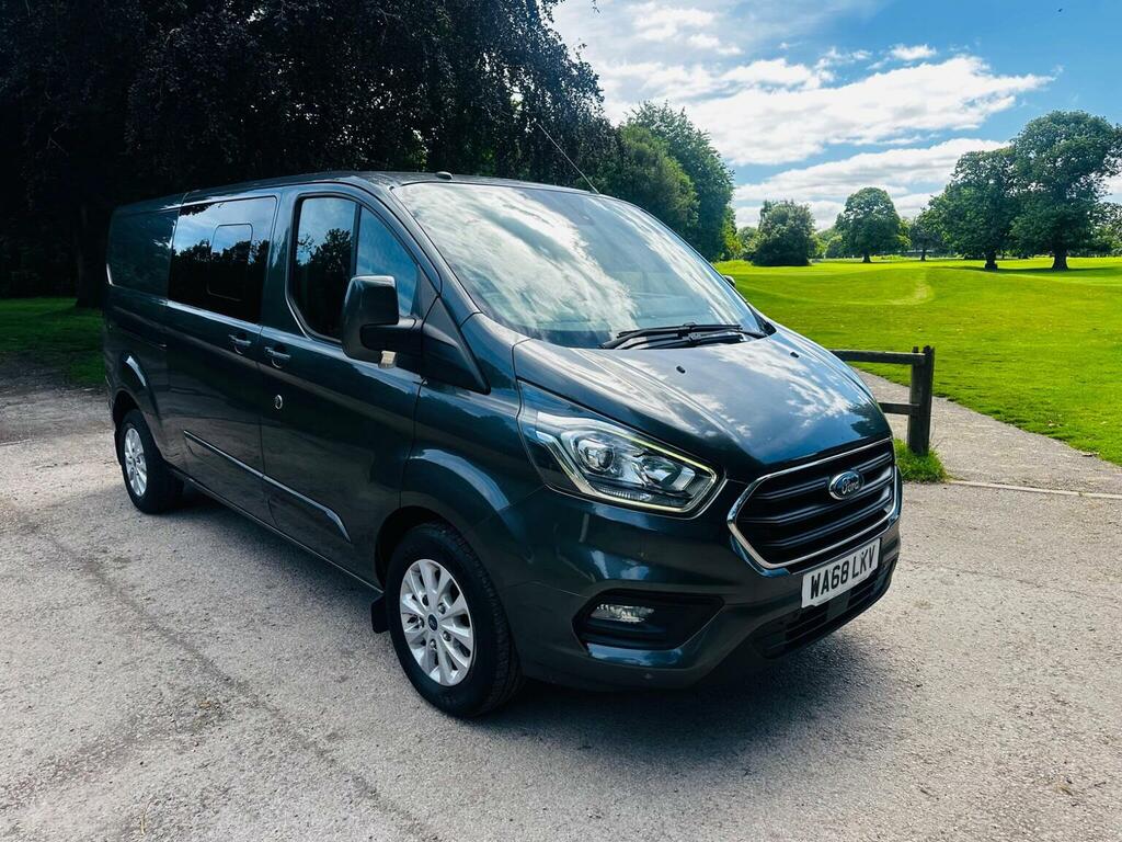 Ford Transit Custom 2.0 320 Ecoblue Limited Crew Van L2 H1 Euro 6 WA68LKV Grey #5
