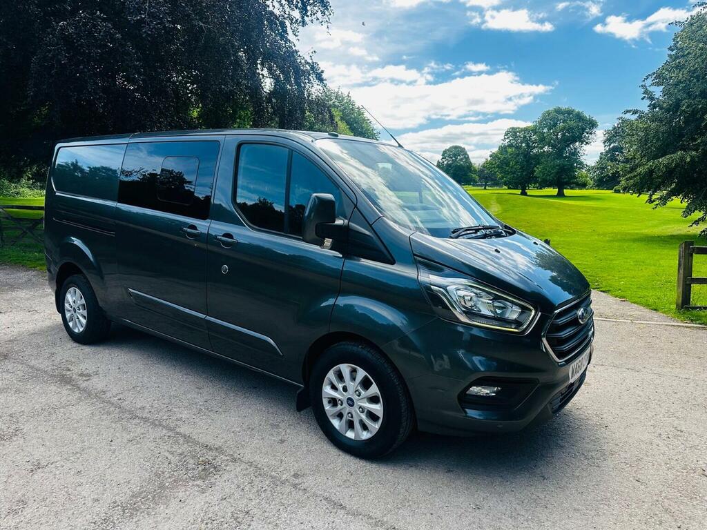 Ford Transit Custom 2.0 320 Ecoblue Limited Crew Van L2 H1 Euro 6 WA68LKV Grey #2