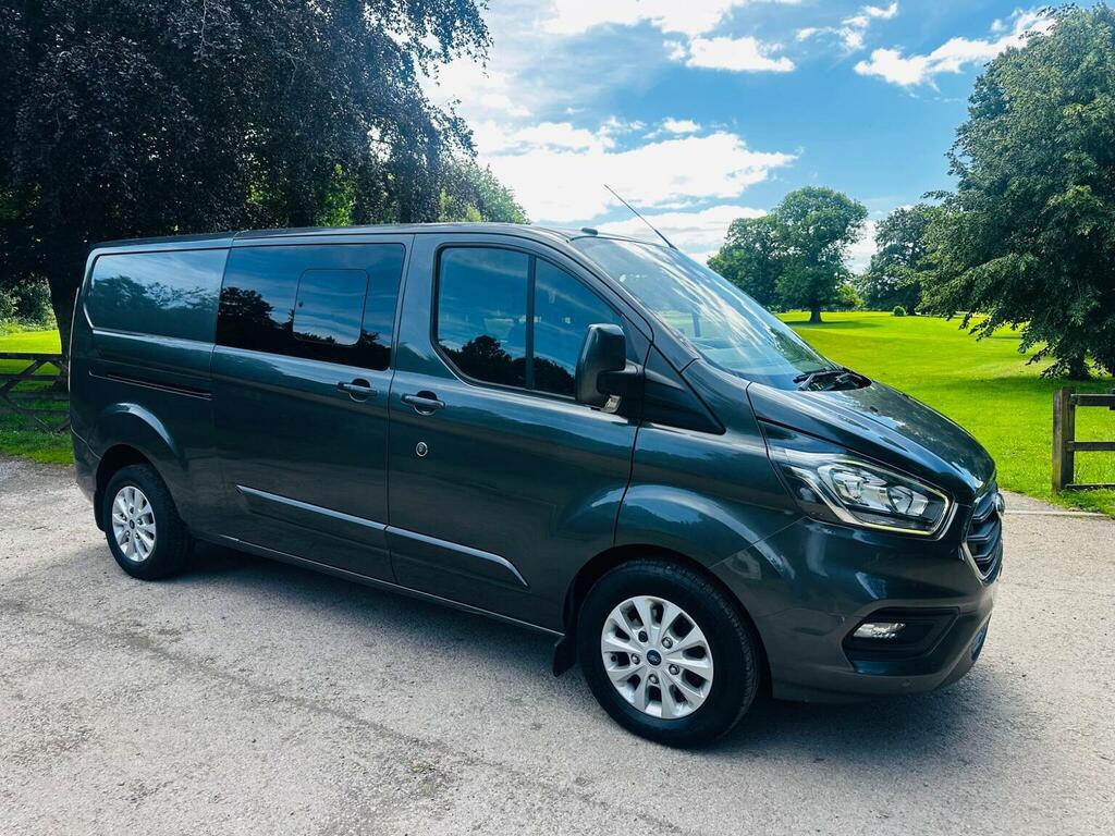 Ford Transit Custom 2.0 320 Ecoblue Limited Crew Van L2 H1 Euro 6 WA68LKV Grey #4