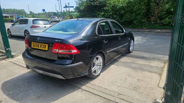 Saab 9-3 2007 2.0T Aero Saloon 218 G DA56KXK Black #3