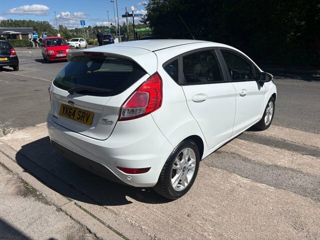 Ford Fiesta 2014 1.25 Zetec Hatchback Euro 5 White #3