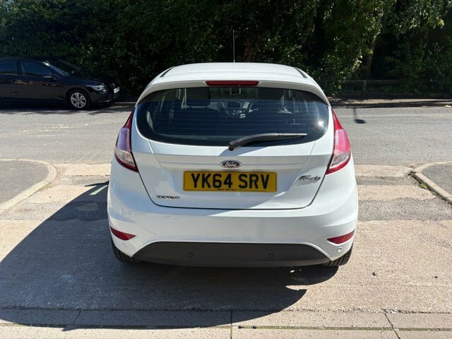 Ford Fiesta 2014 1.25 Zetec Hatchback Euro 5 White #4