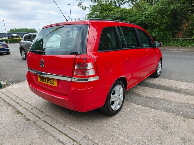 Vauxhall Zafira 2013 1.6 16V Exclusiv Mpv Euro 5 Red #4
