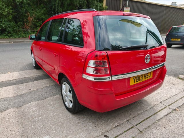 Vauxhall Zafira 2013 1.6 16V Exclusiv Mpv Euro 5 Red #6