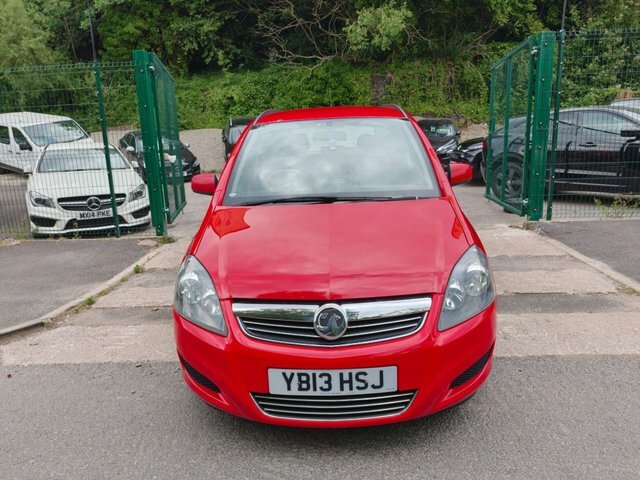 Vauxhall Zafira 2013 1.6 16V Exclusiv Mpv Euro 5 Red #2