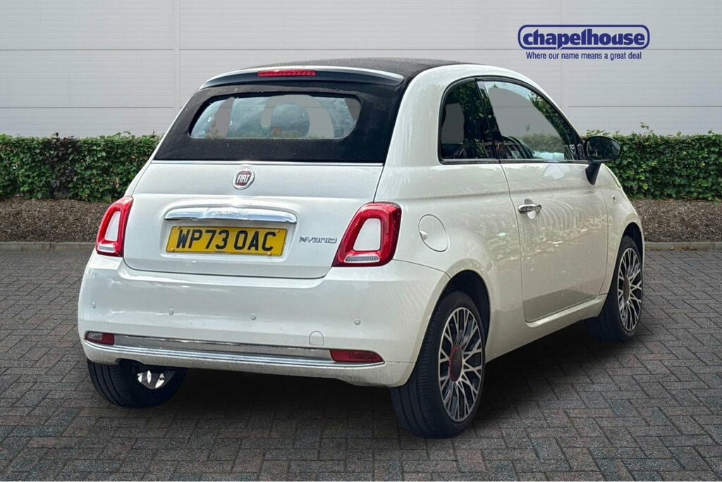 Fiat 500C C Red Edition Mhev 1.0 White #3